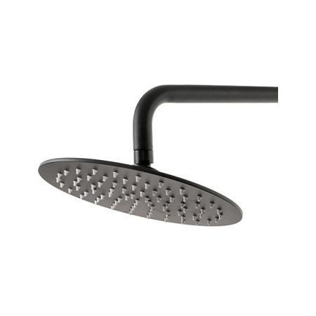 803 SHOWER HEAD ROUND STAINLESS STEEL(BLACK) - Image 5