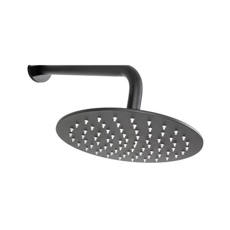803 SHOWER HEAD ROUND STAINLESS STEEL(BLACK) - Image 3