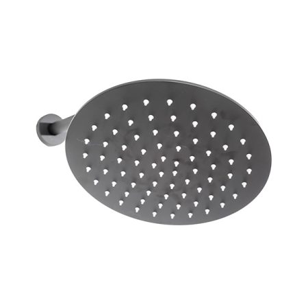 803 SHOWER HEAD ROUND STAINLESS STEEL(BLACK) - Image 2