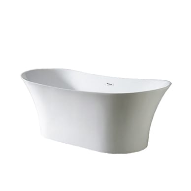 Simple luxury Siena bath with elegant curves
