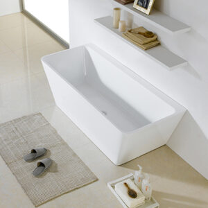 NAPLE BACK TO WALL RECT BATH 1700X740X590mm - iTILE®